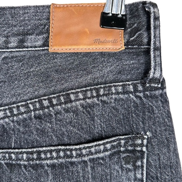 MADEWELL The Perfect Vintage High Rise Jean in Roxstone Wash Knee-Rip Edition - Picture 6 of 16